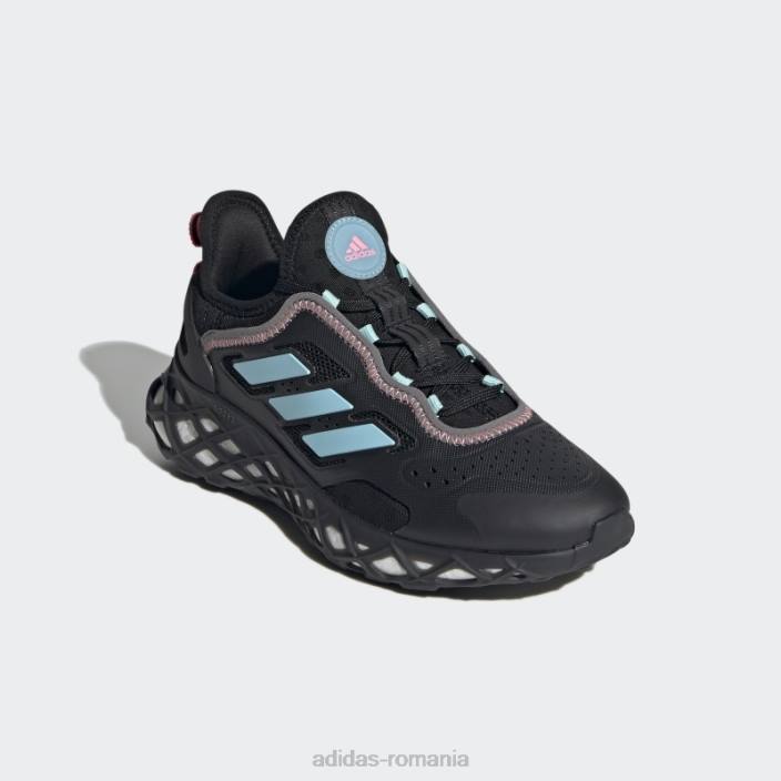 Adidas pantofi carbon web boost adidas copii carbon/albastru/negru 2JBN24723
