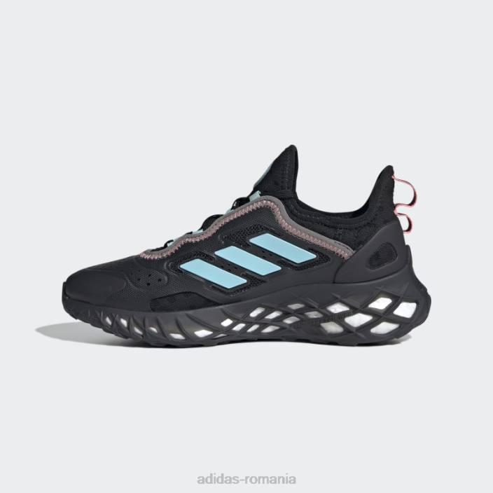 Adidas pantofi carbon web boost adidas copii carbon/albastru/negru 2JBN24723