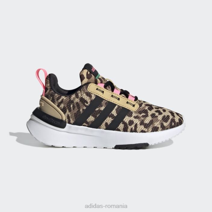 Adidas pantofi de alergare beam pink racer tr21 lifestyle din dantela copii fascicul roz/negru/verde 2JBN24616