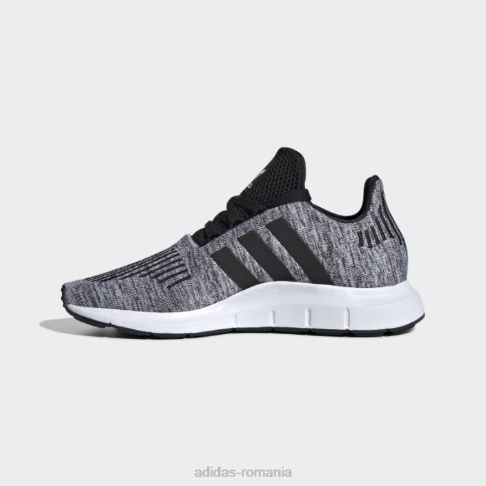 Adidas pantofi de alergare rapidă negru de modă copii alb negru 2JBN24464