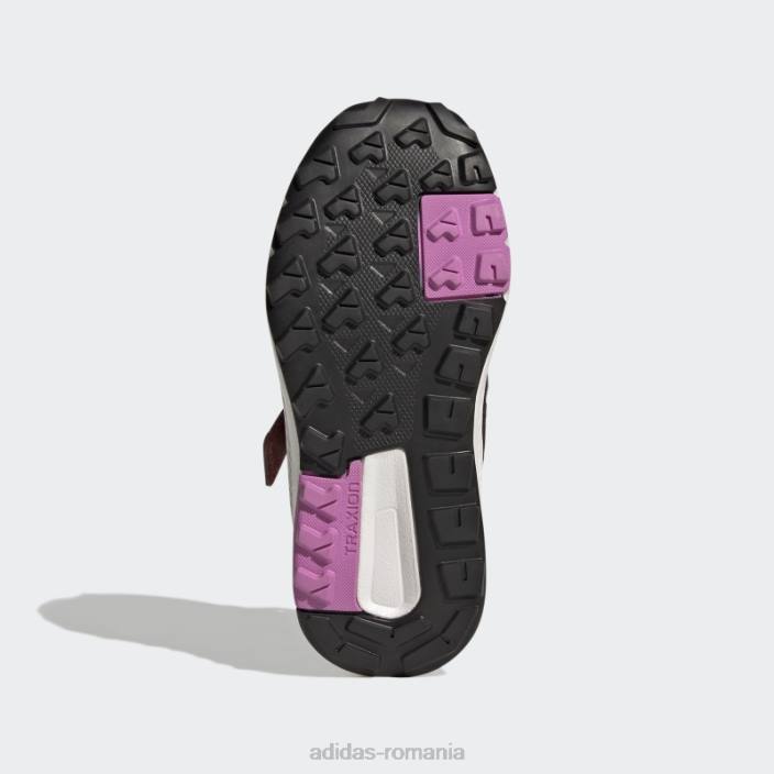Adidas pantofi de drumeție roșii terrex trailmaker copii roșu/verde/liliac 2JBN24742