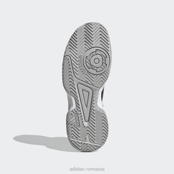 Adidas pantofi de interior stabil alb adidas copii alb/negru/gri 2JBN24804