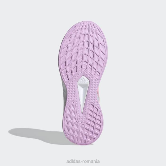Adidas pantofi duramo 10 roz fascicul copii gri liniuță/roz fascicul/liliac 2JBN24797