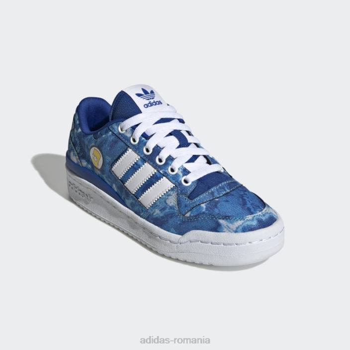Adidas pantofi forum low albastru regal adidas copii albastru regal/alb 2JBN24678