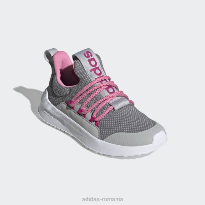 Adidas pantofi gri lite racer adapt 5.0 copii gri/magenta real 2JBN24682