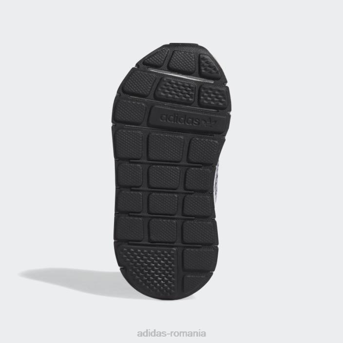 Adidas pantofi hot swift run negri copii alb negru 2JBN24457