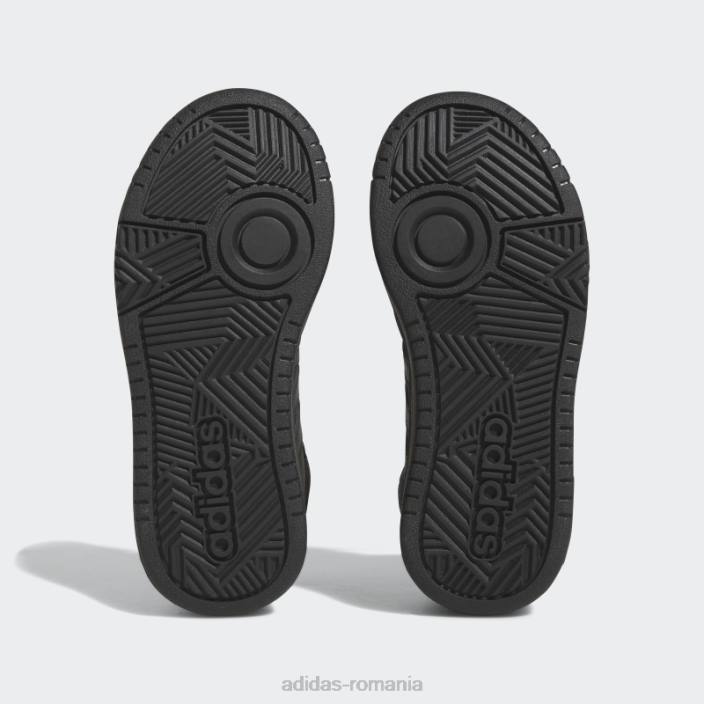 Adidas pantofi mijlocii hoops gri copii gri inchis 2JBN24937