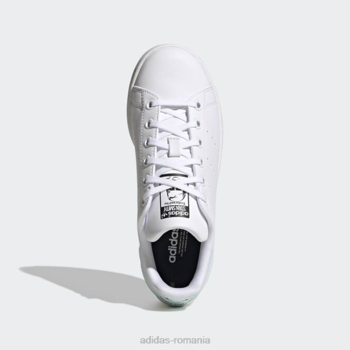 Adidas pantofi negri stan smith eleganti copii alb/albastru/negru 2JBN24502