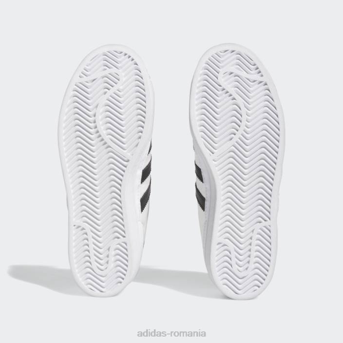 Adidas pantofi negri superstar moda copii alb/negru/auriu metalic 2JBN24802