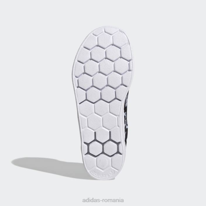 Adidas pantofi negri x disney superstar 360 fierbinți copii alb negru 2JBN24721