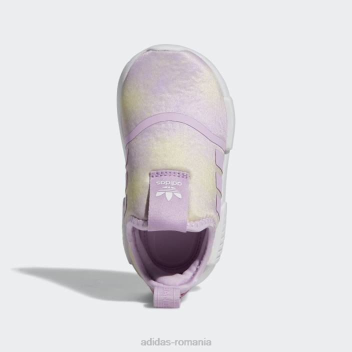 Adidas pantofi nmd 360 liliac copii liliac/alb 2JBN24751