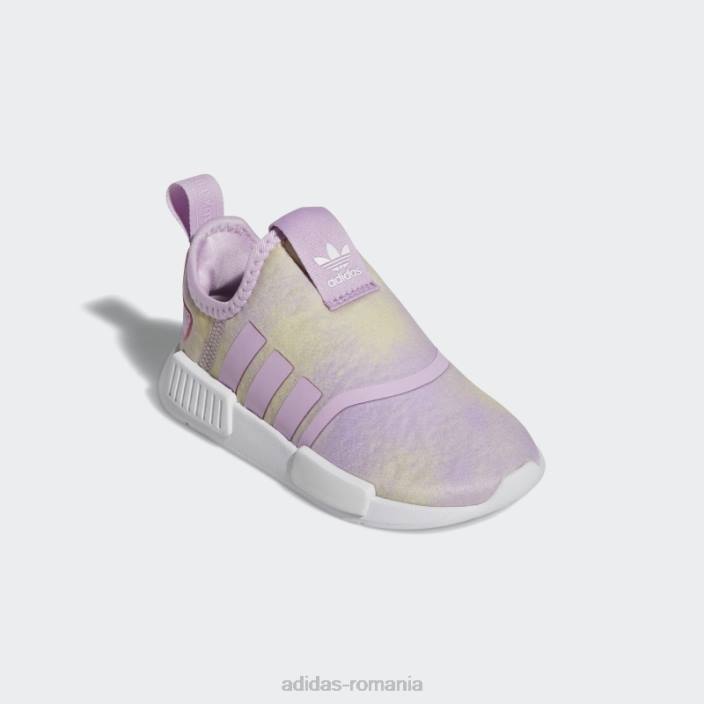 Adidas pantofi nmd 360 liliac copii liliac/alb 2JBN24751