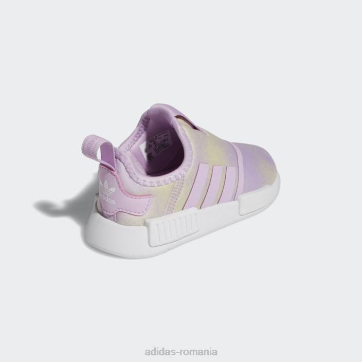 Adidas pantofi nmd 360 liliac copii liliac/alb 2JBN24751