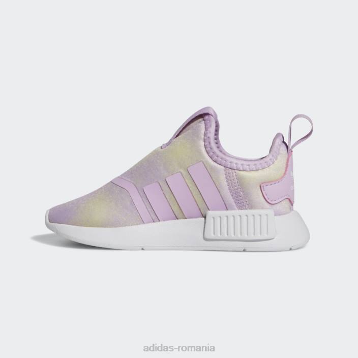 Adidas pantofi nmd 360 liliac copii liliac/alb 2JBN24751