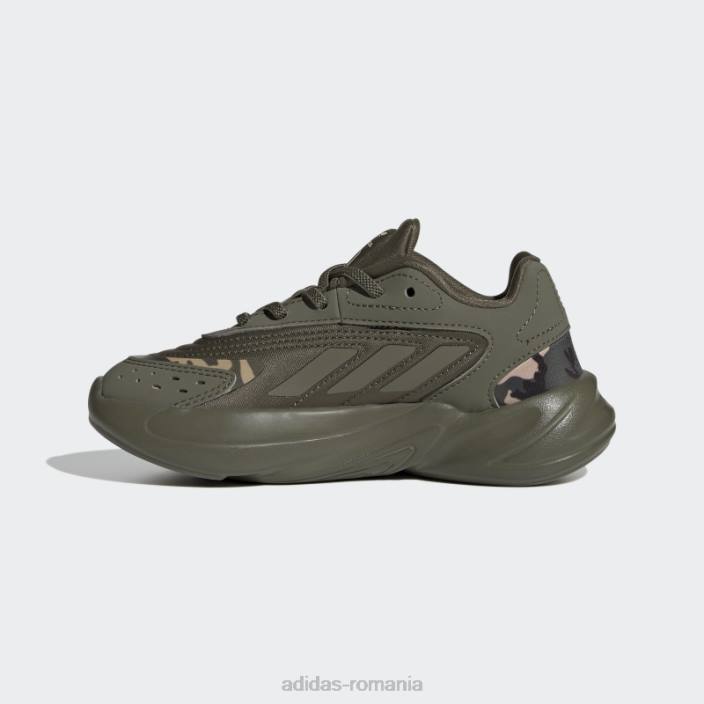 Adidas pantofi ozelia aluminiu stilat copii măslin/aluminiu 2JBN24699