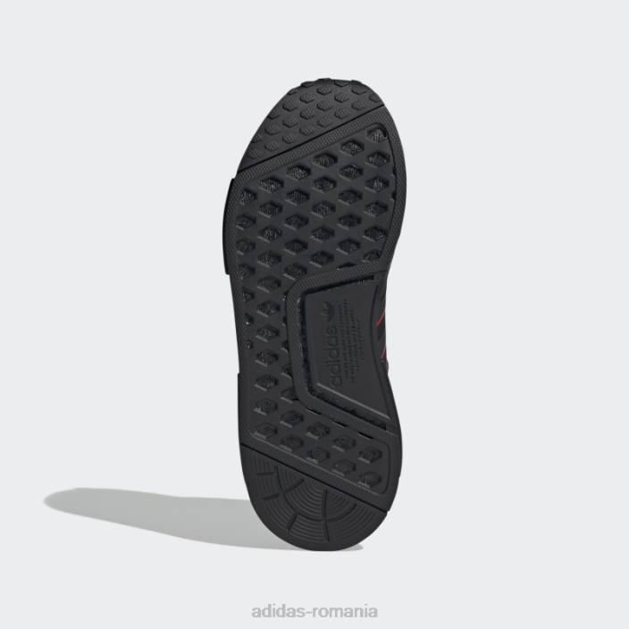 Adidas pantofi roșii nmd-r1 copii negru/alb/rosu 2JBN24491