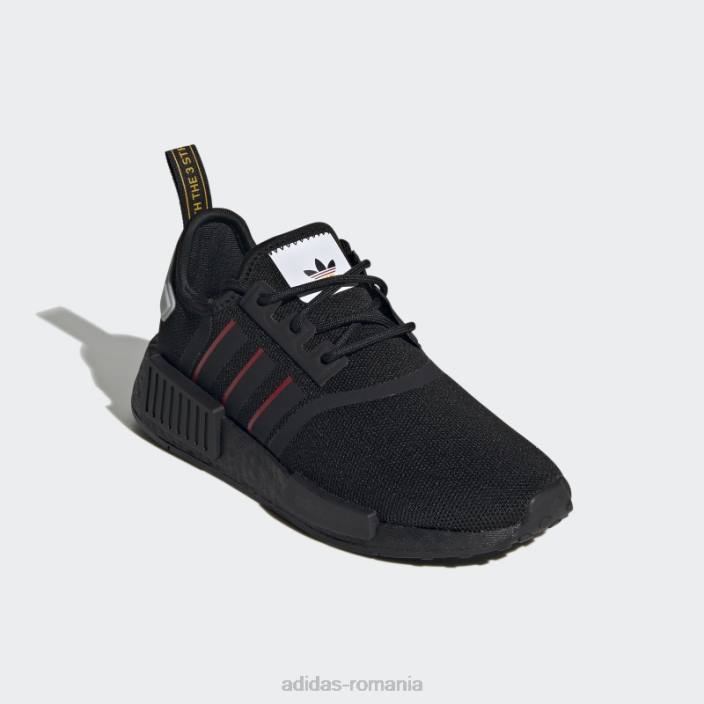 Adidas pantofi roșii nmd-r1 copii negru/alb/rosu 2JBN24491