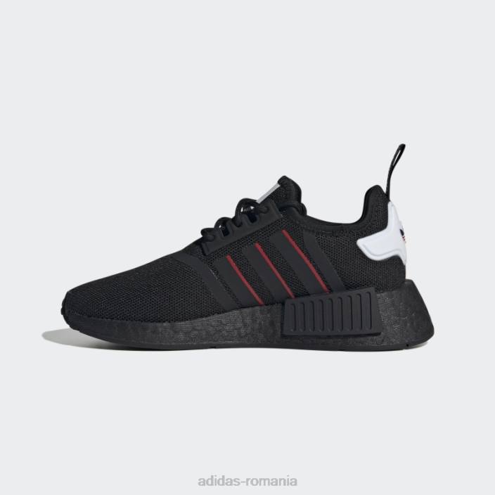 Adidas pantofi roșii nmd-r1 copii negru/alb/rosu 2JBN24491