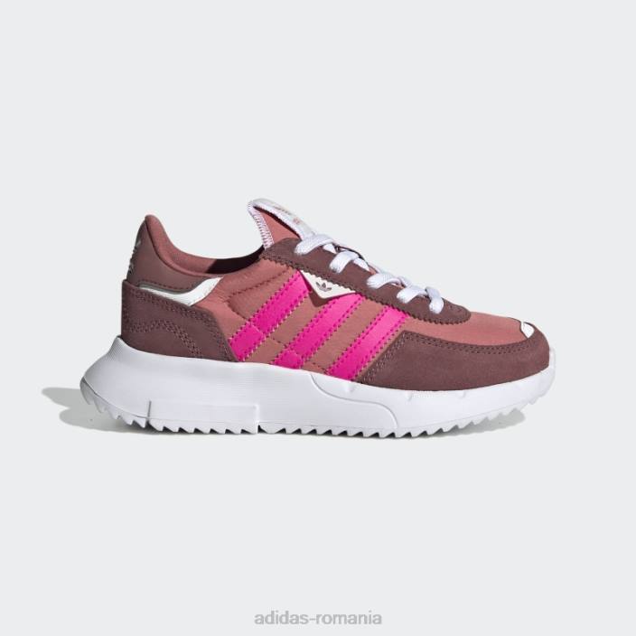 Adidas pantofi roșii retropy f2 adidas copii roșu/roz/alb 2JBN24807