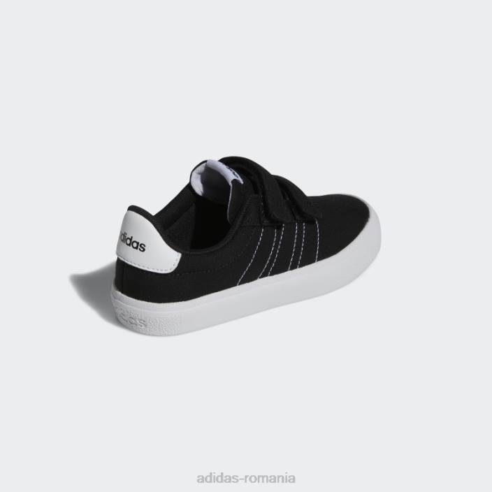 Adidas pantofi skateboard vulcraid3r negri copii alb negru 2JBN24805