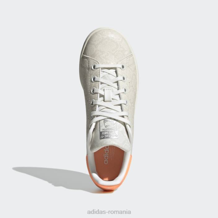 Adidas pantofi stan smith fierbinți portocaliu copii alb/portocaliu fascicul 2JBN24664