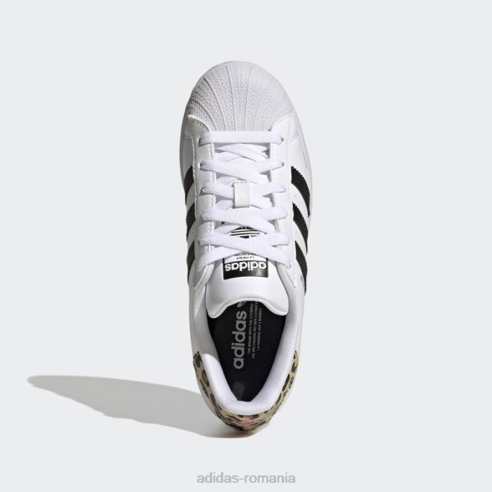 Adidas pantofi superstar albastri fierbinți copii alb/negru/albastru 2JBN24784