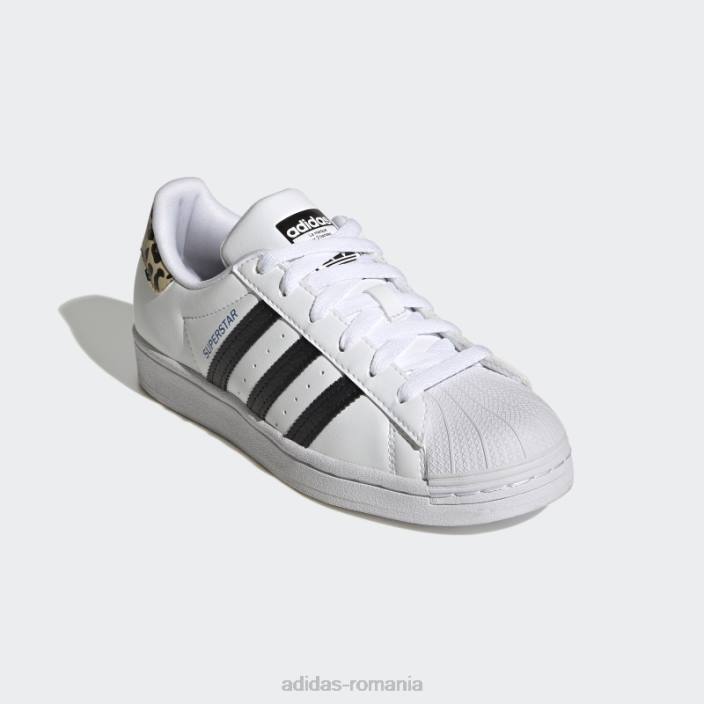 Adidas pantofi superstar albastri fierbinți copii alb/negru/albastru 2JBN24784