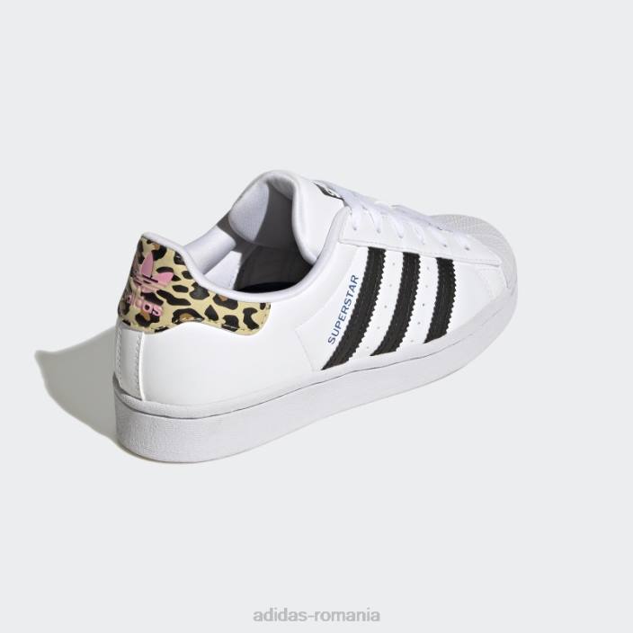 Adidas pantofi superstar albastri fierbinți copii alb/negru/albastru 2JBN24784