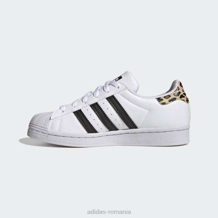 Adidas pantofi superstar albastri fierbinți copii alb/negru/albastru 2JBN24784