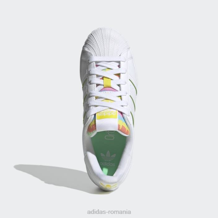 Adidas pantofi superstar beam green copii alb/grinda verde 2JBN24741