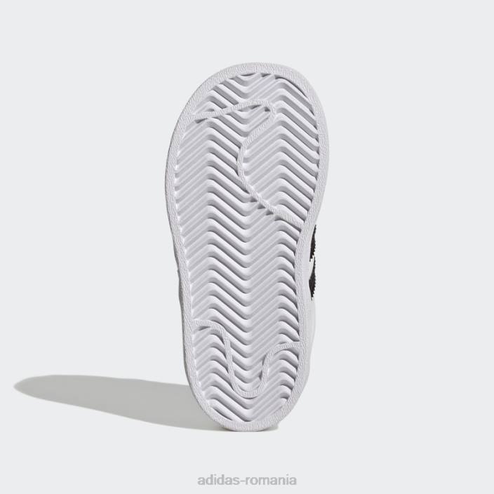 Adidas pantofi superstar de modă roz copii alb/negru/roz 2JBN24707