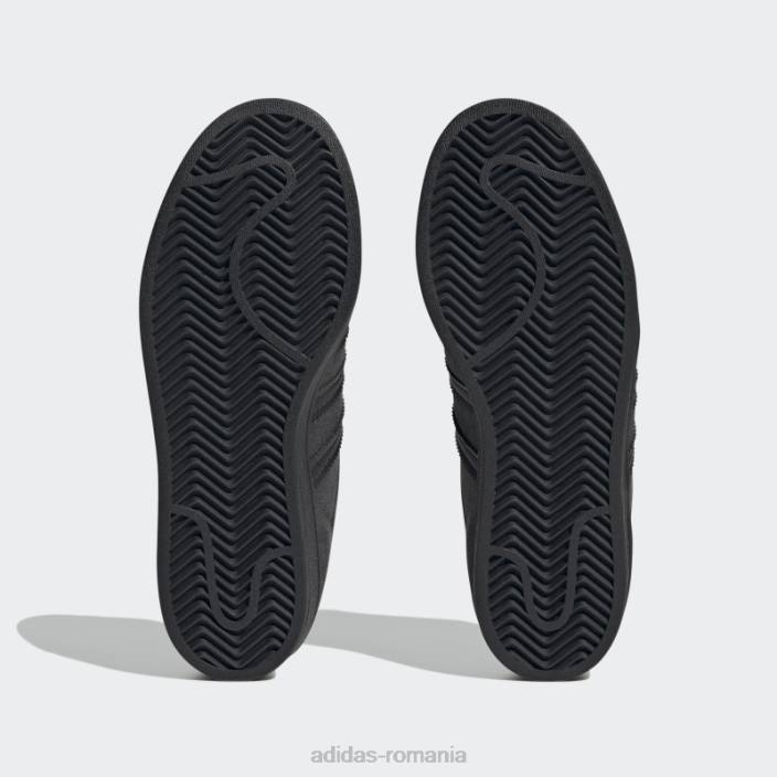 Adidas pantofi superstar din carbon copii carbon/negru/auriu metalic 2JBN24449