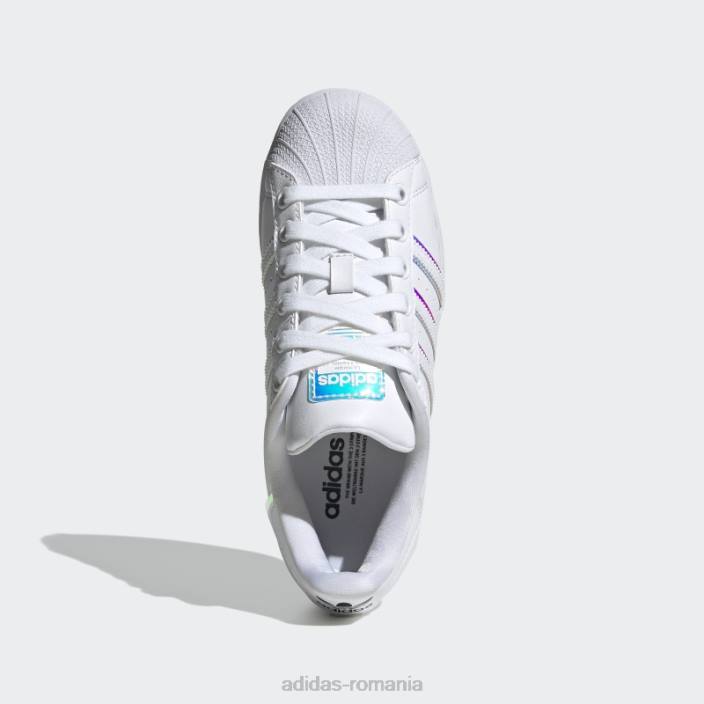 Adidas pantofi superstar eleganti negri copii alb negru 2JBN24684