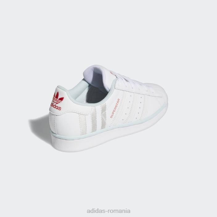 Adidas pantofi superstar fierbinți albaștri copii alb/albastru 2JBN24683