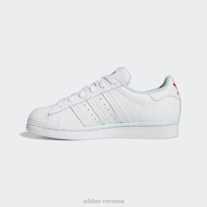 Adidas pantofi superstar fierbinți albaștri copii alb/albastru 2JBN24683
