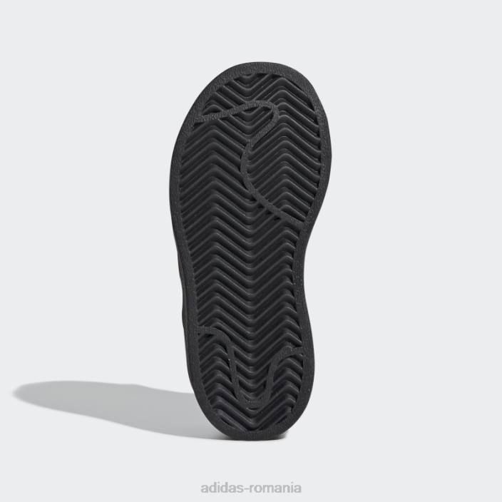 Adidas pantofi superstar fierbinți albi copii alb negru 2JBN24578