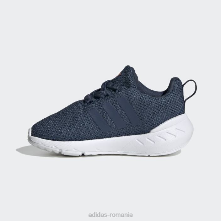 Adidas pantofi swift run 22 albastru mineral copii albastru mineral/negru 2JBN24610