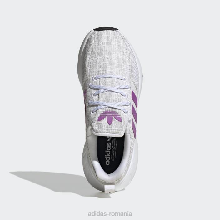 Adidas pantofi swift run 22 liliac copii alb/liliac/negru 2JBN24706