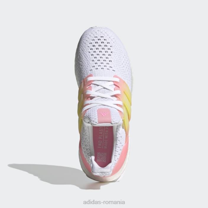 Adidas pantofi ultraboost 5.0 dna alb copii alb/roz fascicul 2JBN24668
