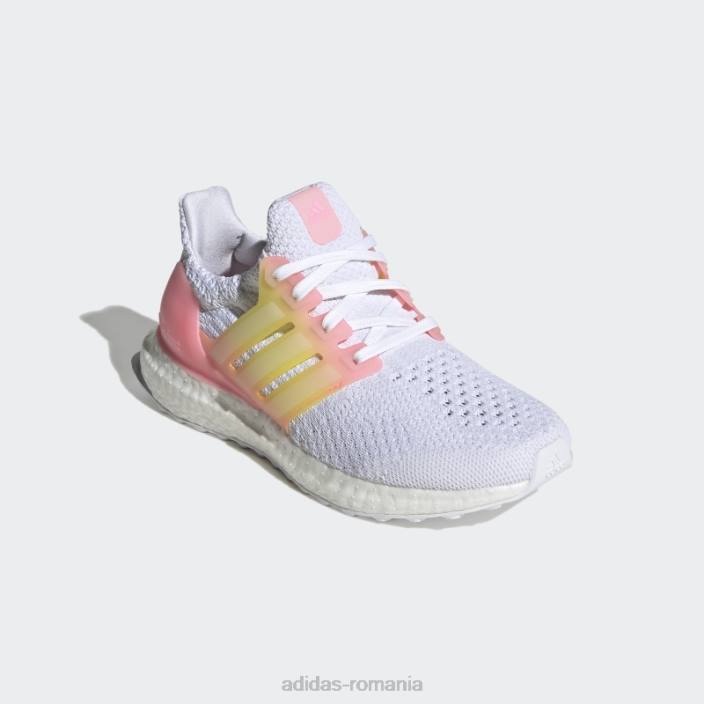 Adidas pantofi ultraboost 5.0 dna alb copii alb/roz fascicul 2JBN24668