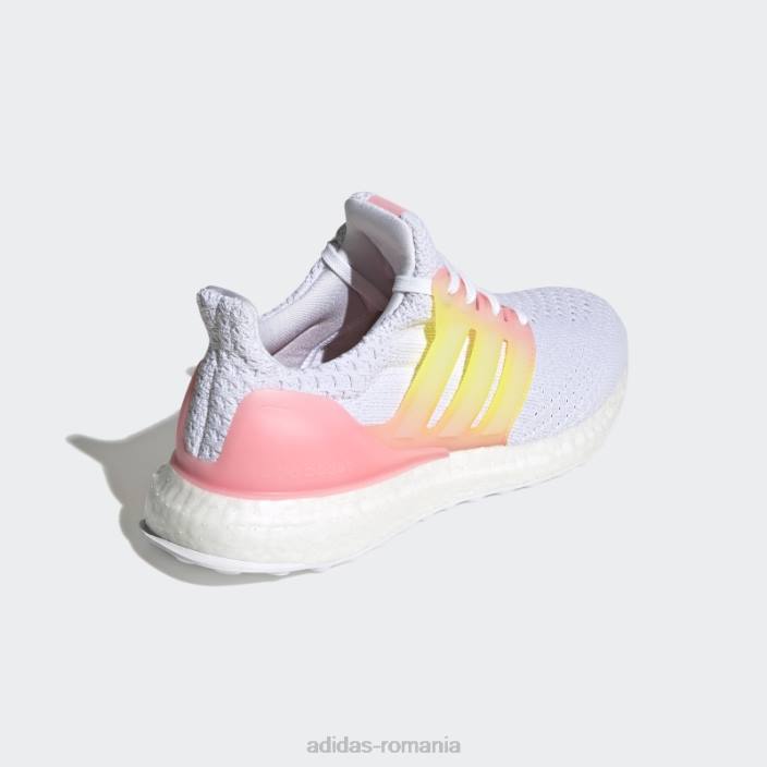 Adidas pantofi ultraboost 5.0 dna alb copii alb/roz fascicul 2JBN24668
