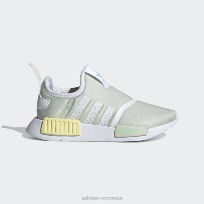 Adidas pantofi verzi nmd 360 copii verde/alb/galben 2JBN24659