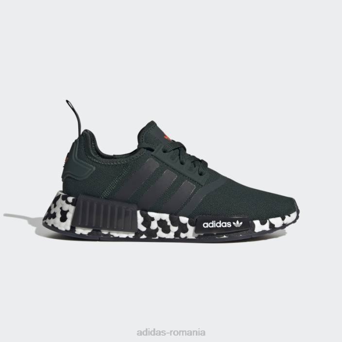 Adidas pantofi verzi nmd-r1 copii verde/negru/alb 2JBN24689