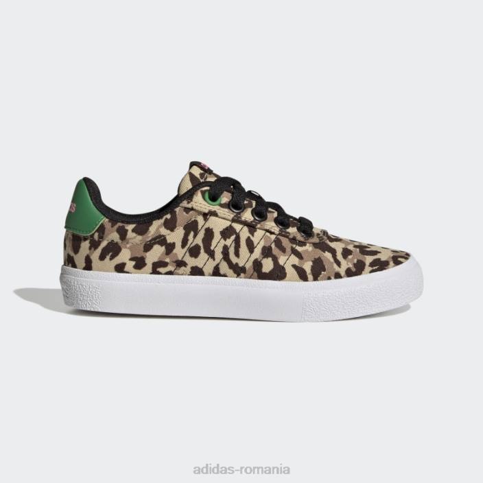 Adidas pantofi vulc raid3r bej copii bej/carton/maro închis 2JBN24487