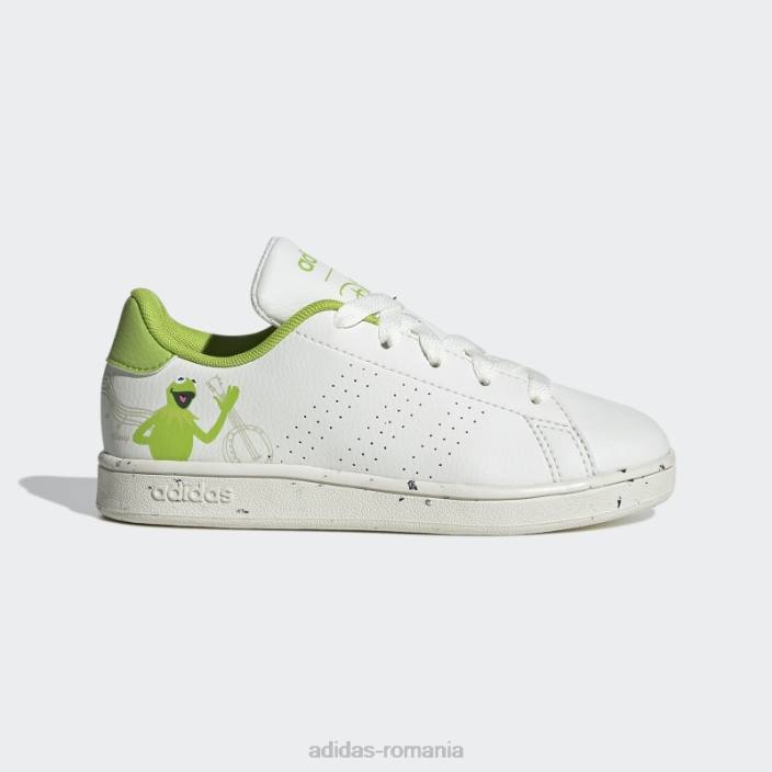 Adidas white hot x disney avantaj pantofi muppets dantela copii alb/încă verde 2JBN24575