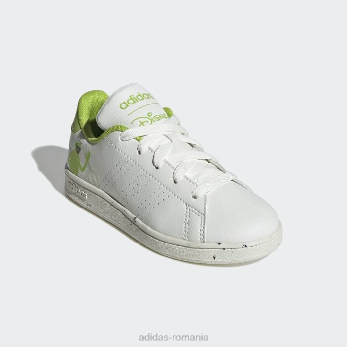 Adidas white hot x disney avantaj pantofi muppets dantela copii alb/încă verde 2JBN24575