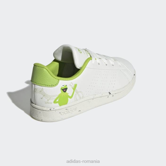 Adidas white hot x disney avantaj pantofi muppets dantela copii alb/încă verde 2JBN24575