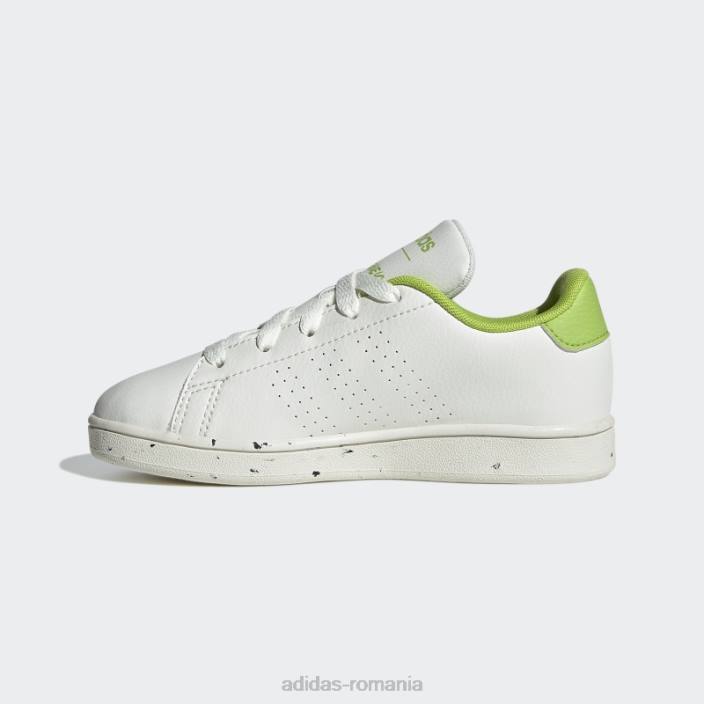 Adidas white hot x disney avantaj pantofi muppets dantela copii alb/încă verde 2JBN24575