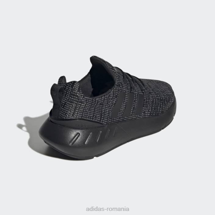Adidas white swift run 22 pantofi fierbinți copii negru/gri/alb 2JBN24715