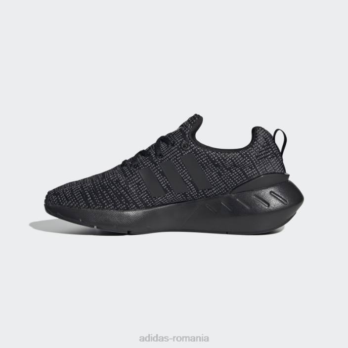 Adidas white swift run 22 pantofi fierbinți copii negru/gri/alb 2JBN24715